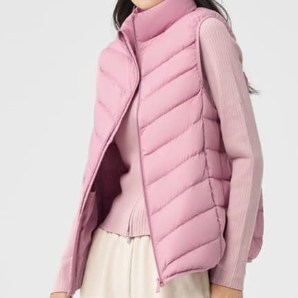 メンズダウン 軽量暖か キッズ防寒ベスト