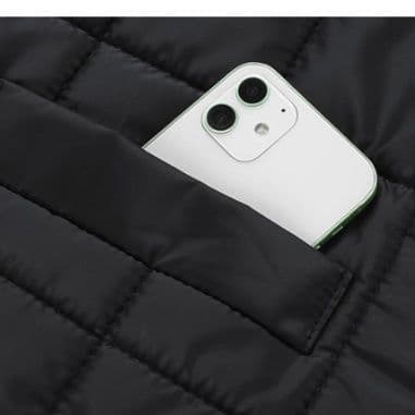 メンズダウン 軽量キルティングベスト 保温機能付き