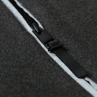 メンズダウン 上質キルティング切替 スタンドカラーベスト