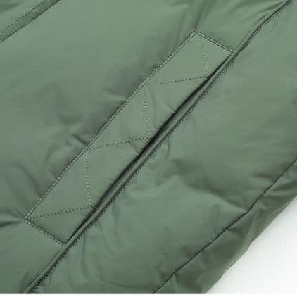 メンズダウン シンプル切替デザインショートダウン