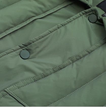 メンズダウン シンプル切替デザインショートダウン