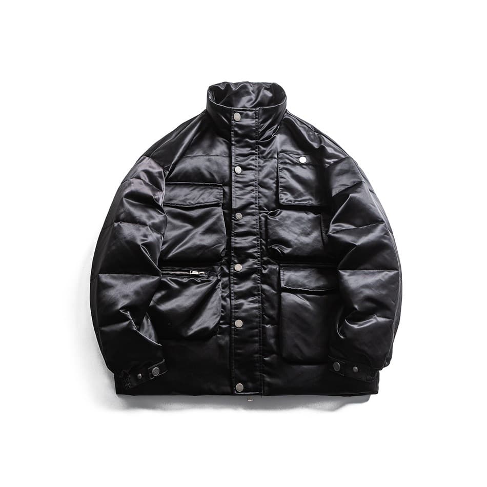 メンズダウン 【新作入荷】日本風レトロ メンズ中綿ブルゾン 厚手 保温 防寒ジャケット 立ち襟デザイン