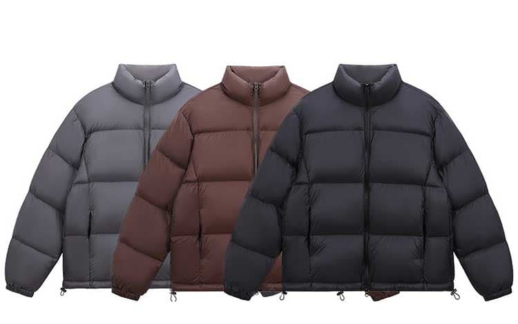 メンズダウン 軽量シームレス防寒ジャケット